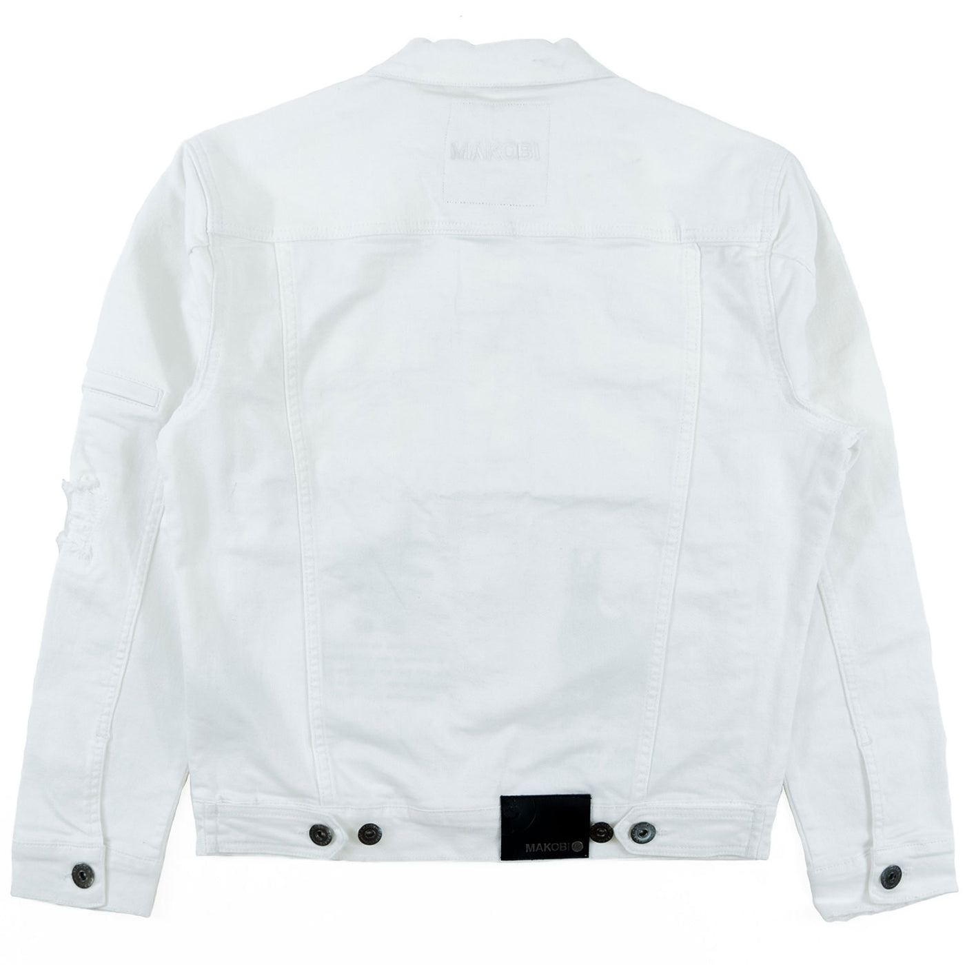 M1079 Moreli Denim Jacket - White