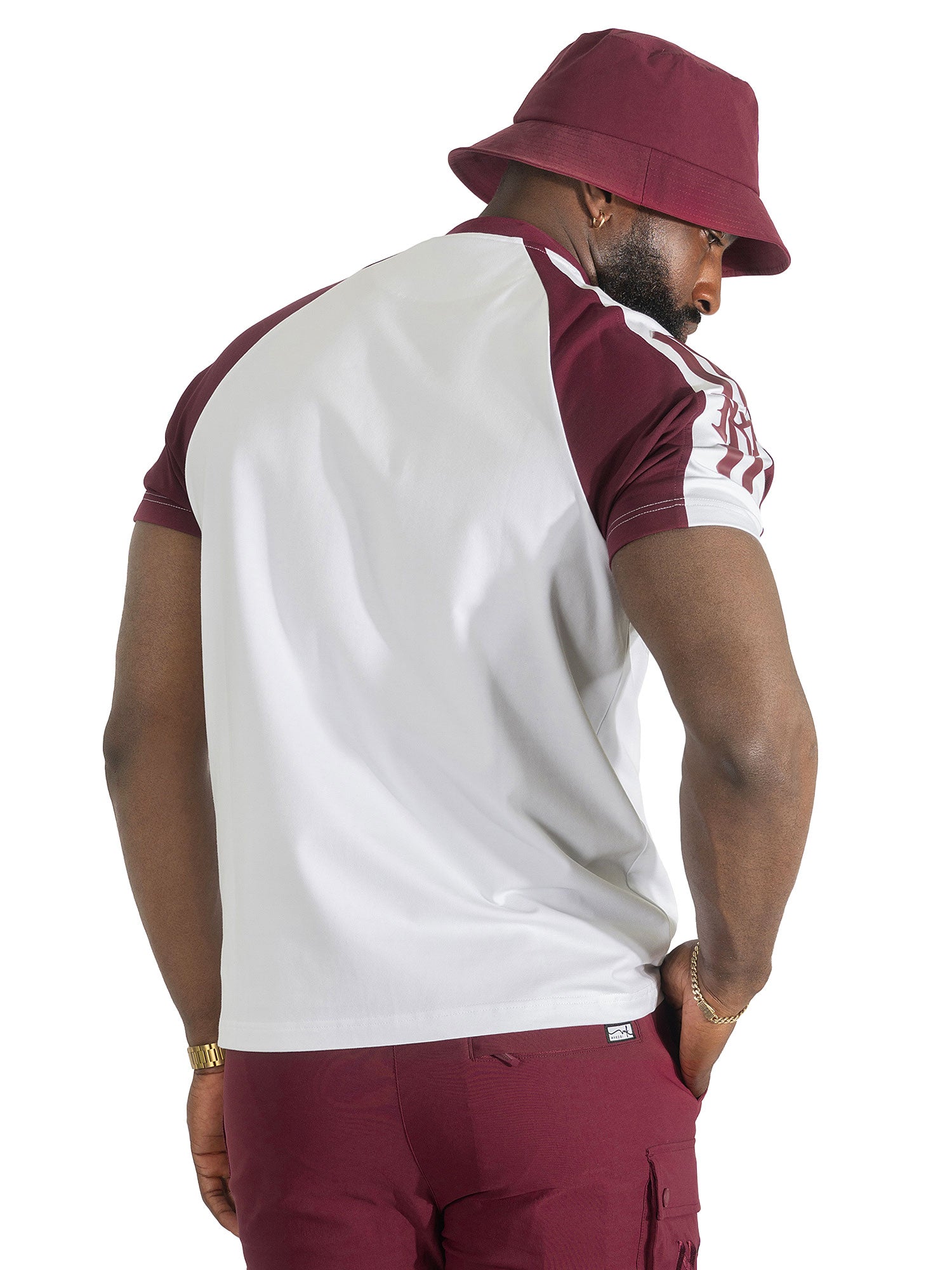 M119 Adorni Reglan T-shirt - Burgundy