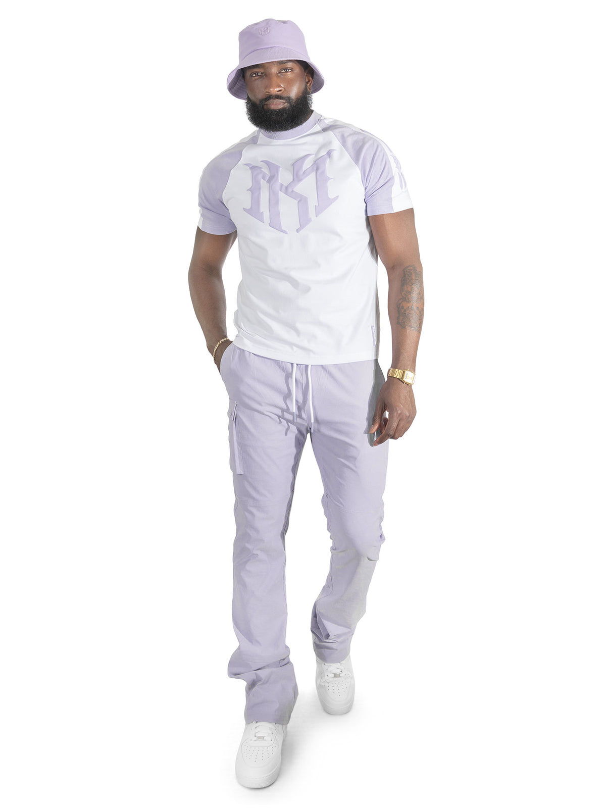 M119 Adorni Reglan T-shirt - Lavander
