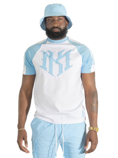 M119 Adorni Reglan T-shirt - Light Blue