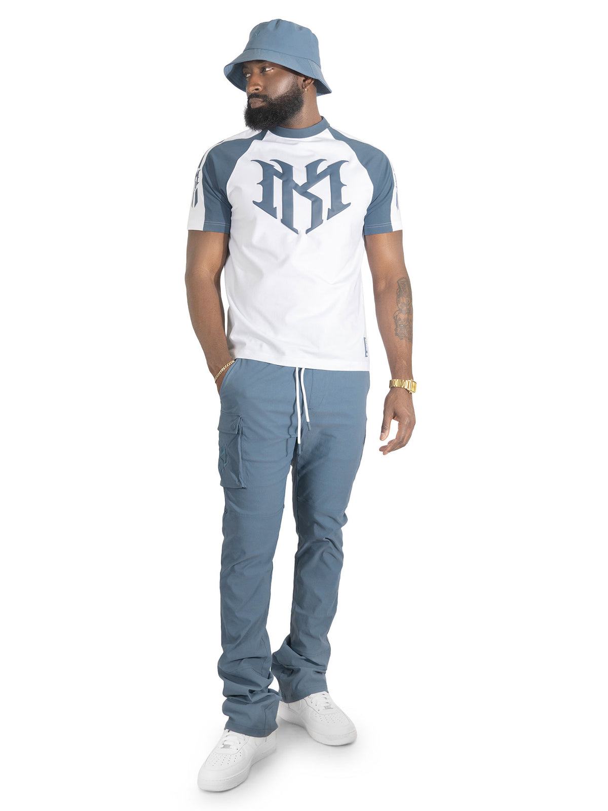 M119 Adorni Reglan T-shirt - Midnight Blue
