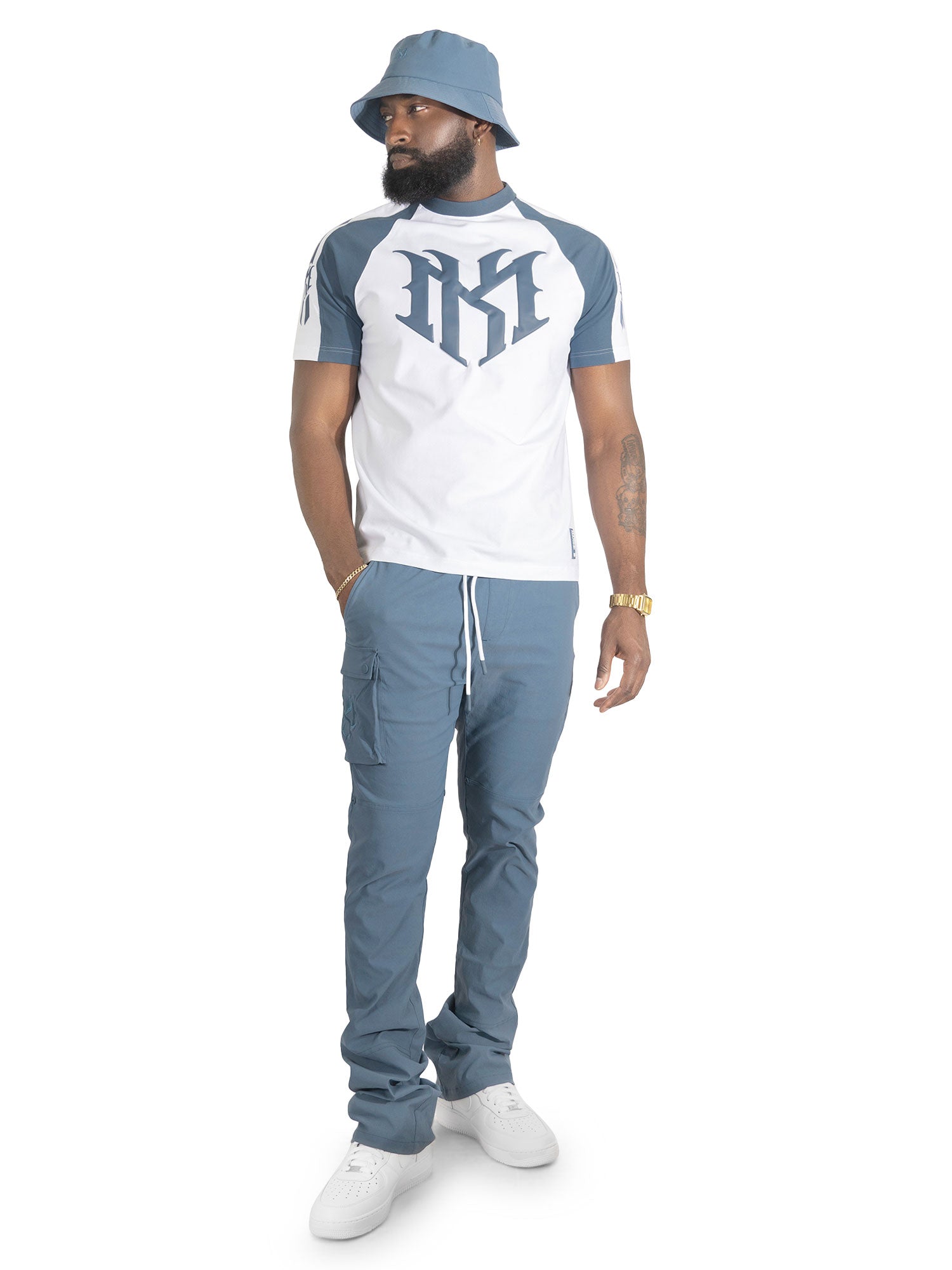 M119 Adorni Reglan T-shirt - Midnight Blue