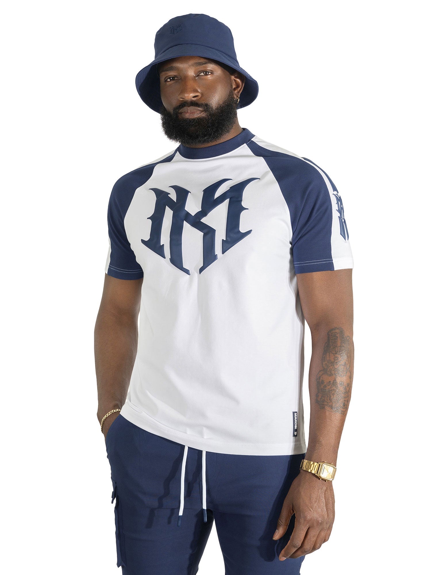 Jersey Shirt | M119 Adorni Reglan Tee - Navy