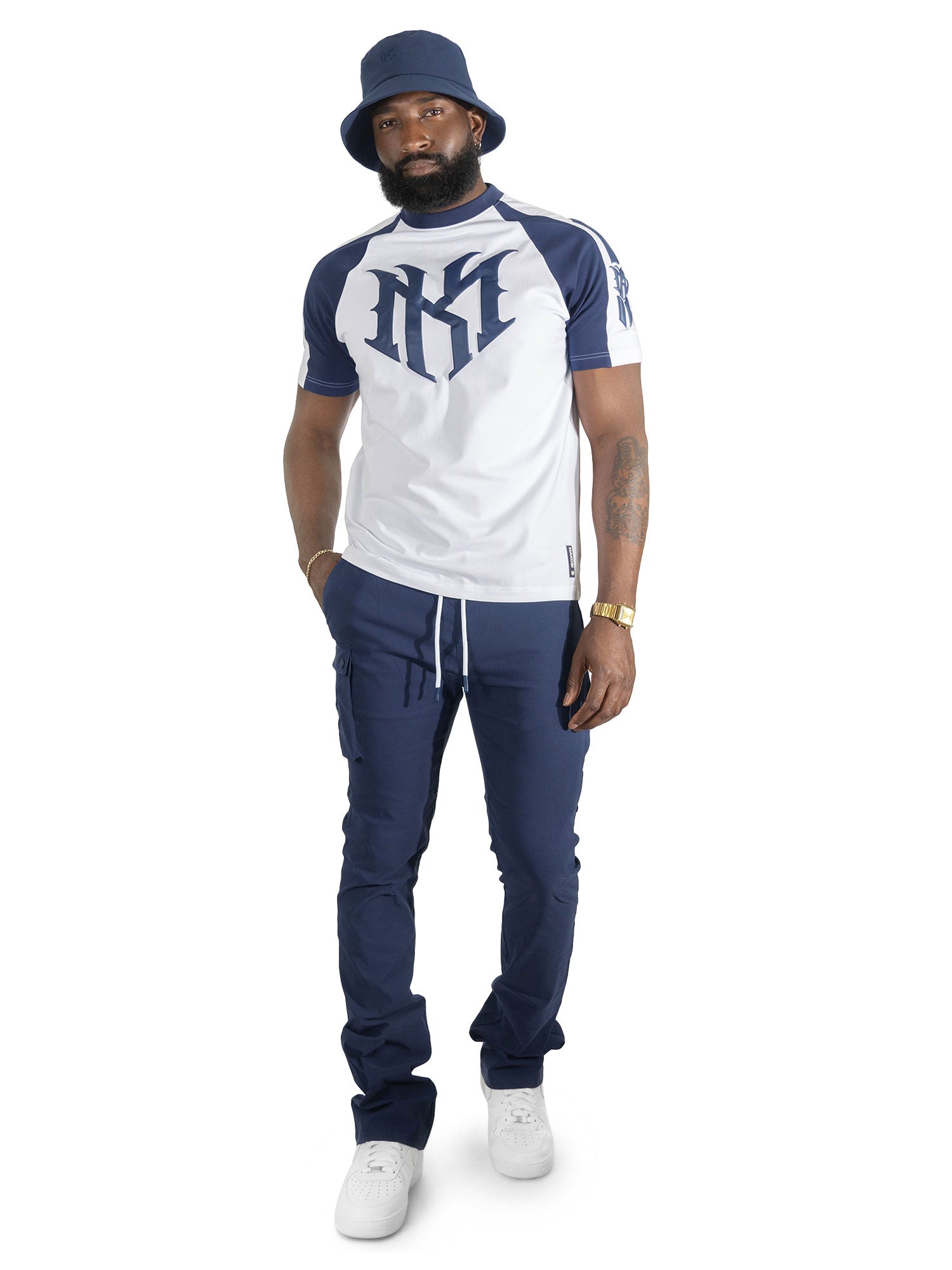Jersey Shirt | M119 Adorni Reglan Tee - Navy