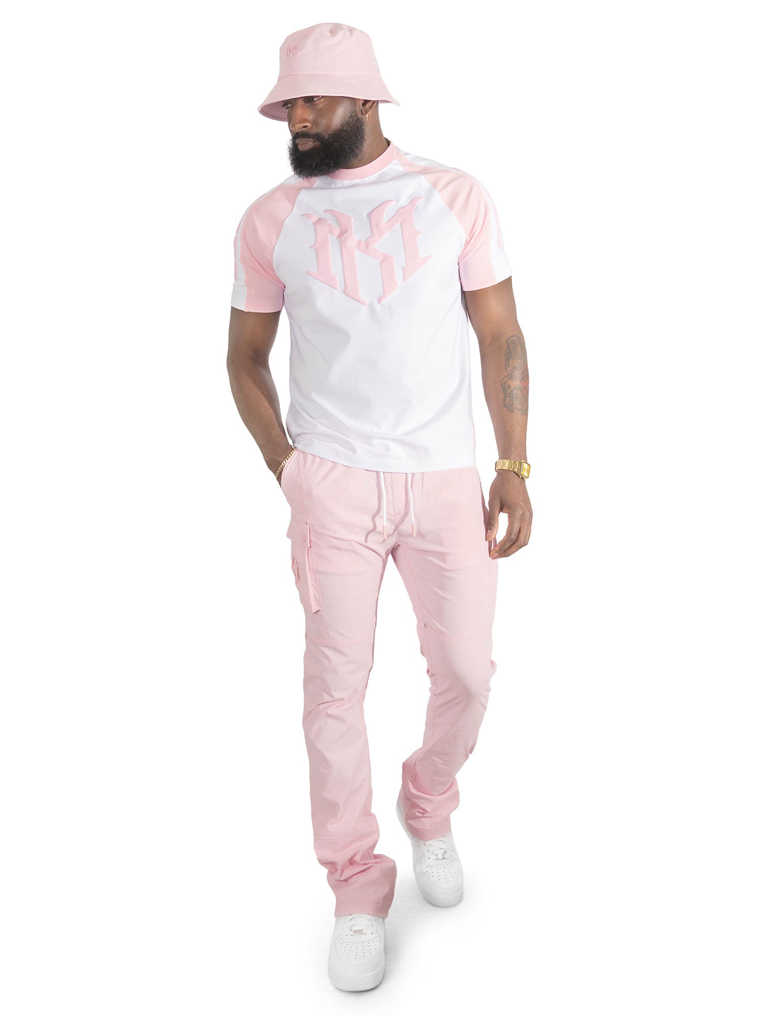 M119 Adorni Reglan T-shirt - Pink