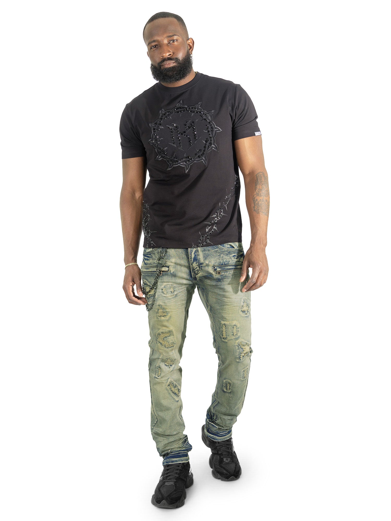 Jersey Shirt | M138 Prestige Tee - Black