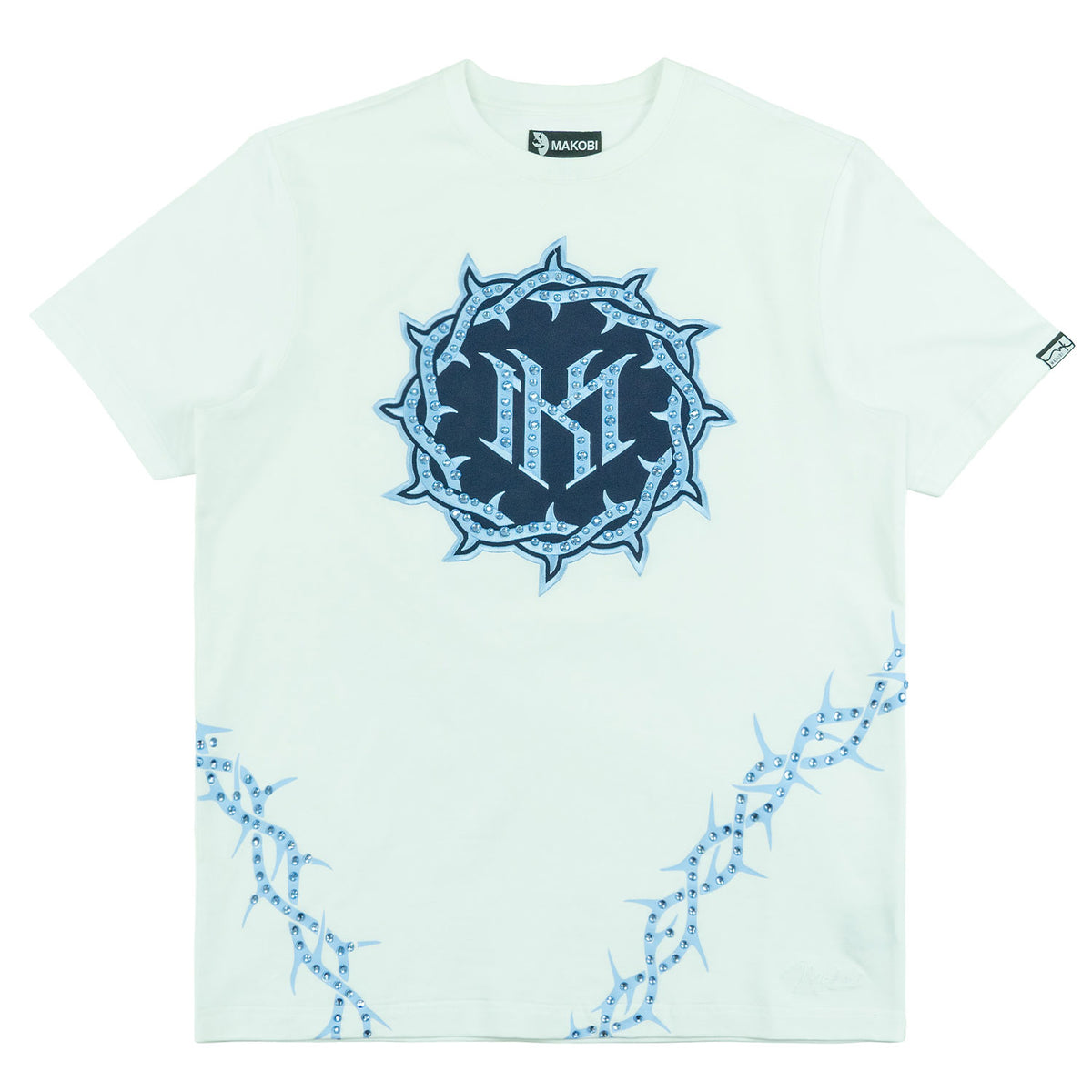 M138 Prestige Tee - White.Navy