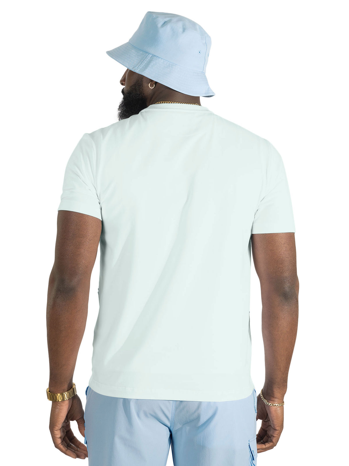 M138 Prestige Tee - White.Navy