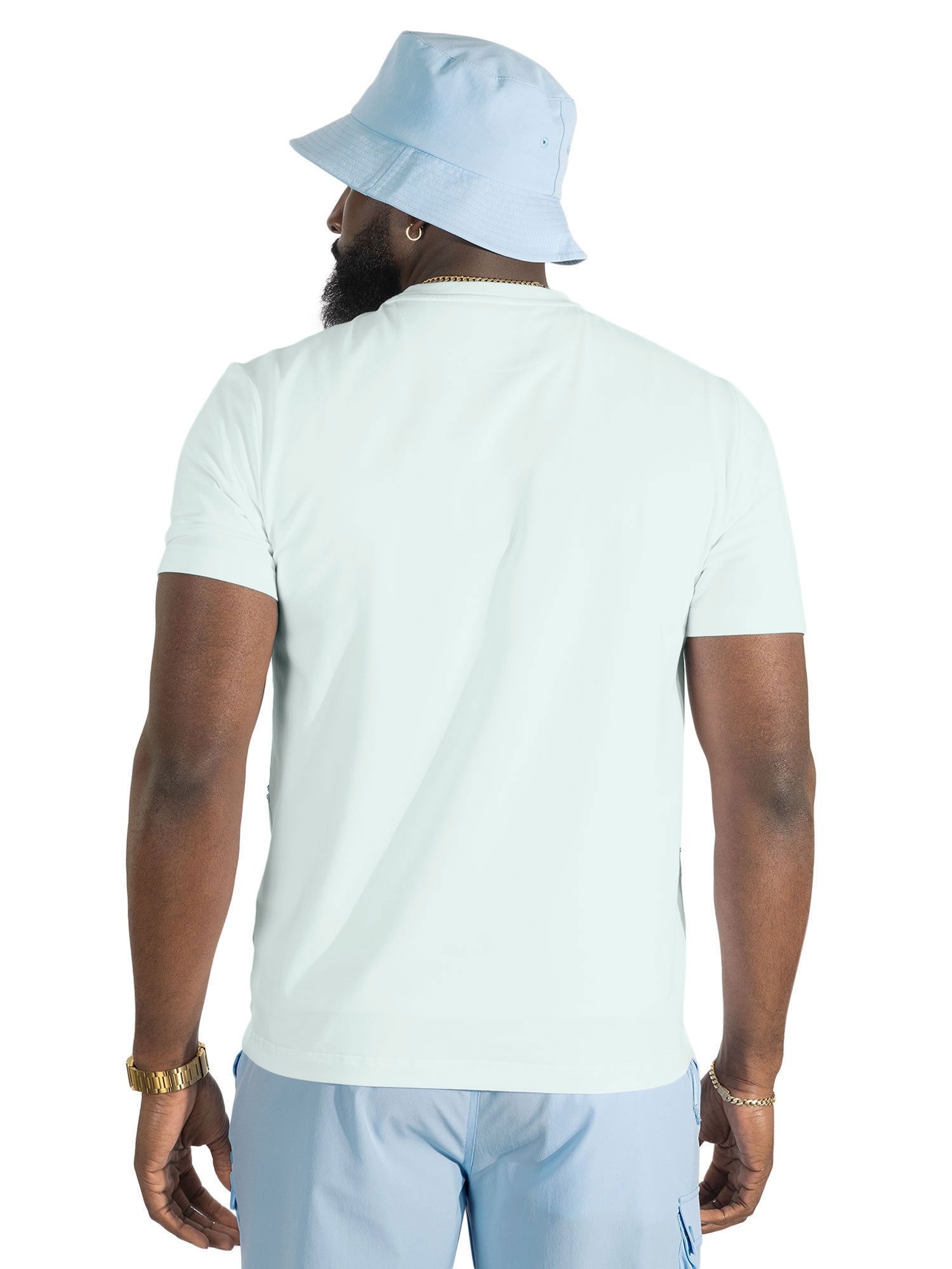 M138 Prestige Tee - White.Navy