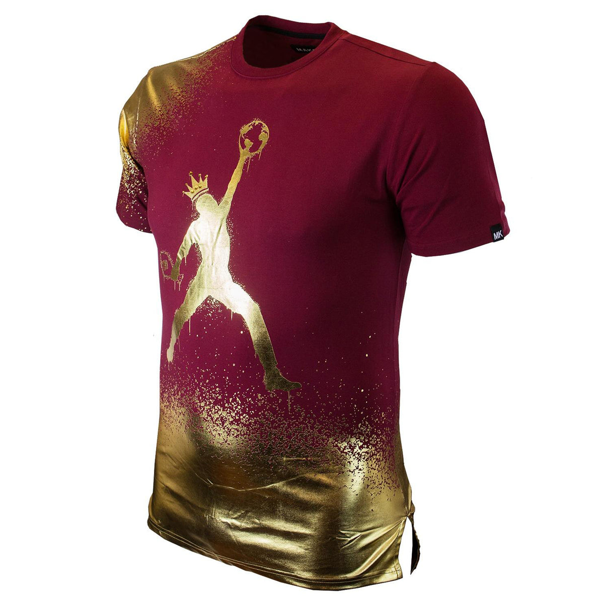 Makobi M148 Makobi Trapman Tee in Burgundy, view 3