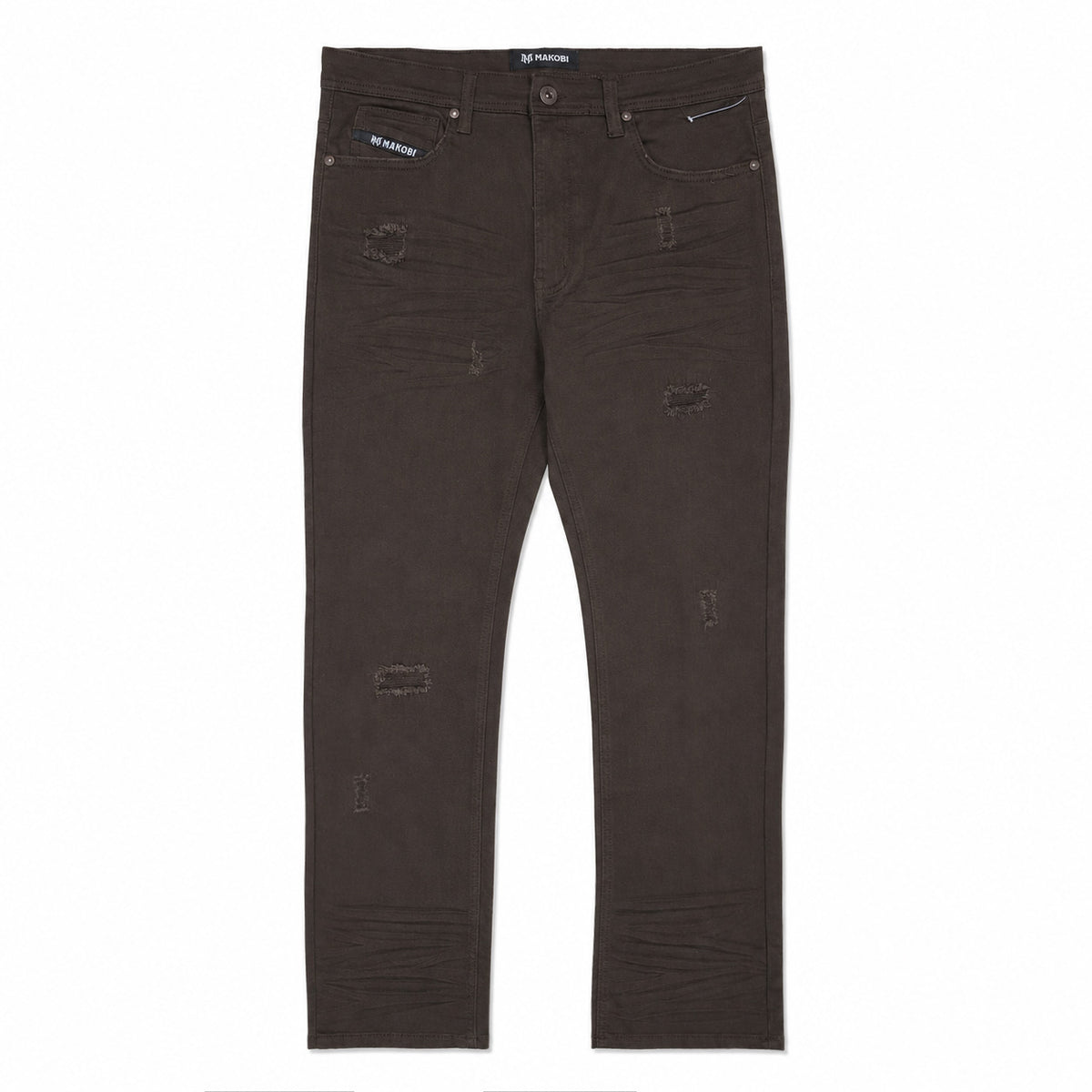 M1609 Mancini Twill Jeans - Brown
