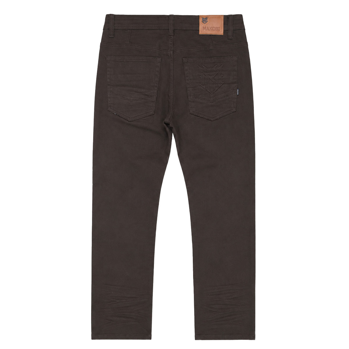 M1609 Mancini Twill Jeans - Brown