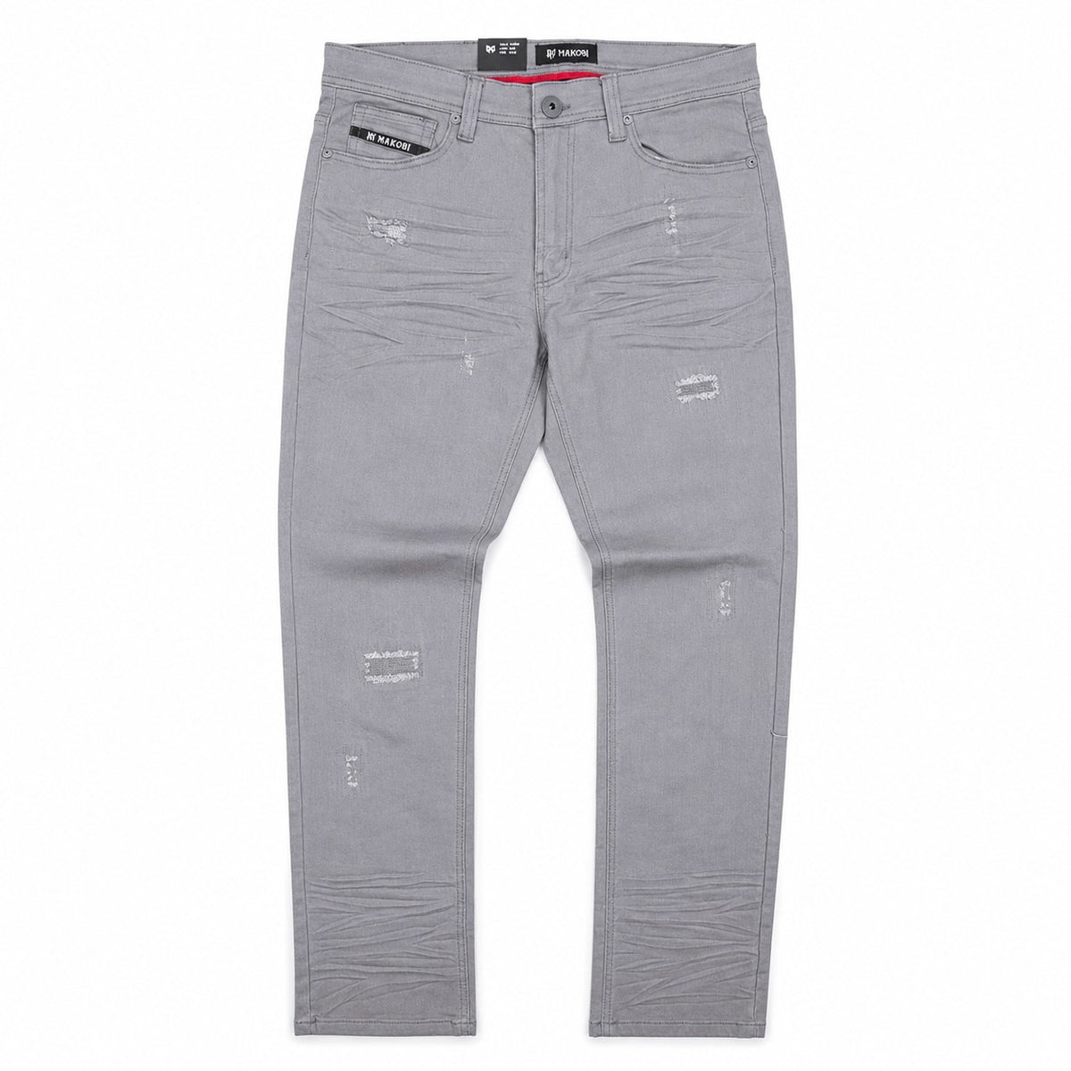 M1609 Mancini Twill Jeans - Gray
