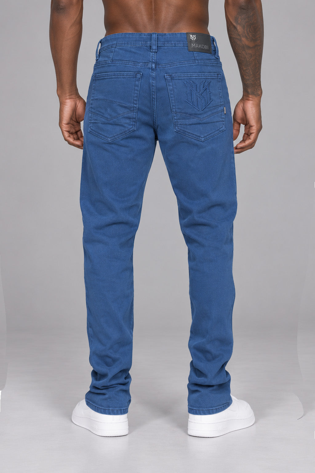 M1609 Manicini Twill Jeans - Midnight Blue