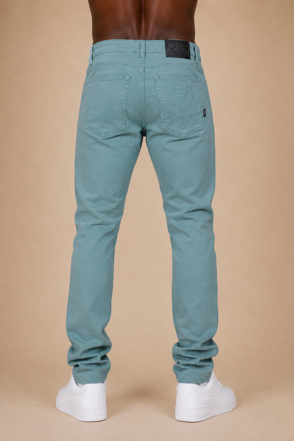M1609 Manicini Twill Jeans - Teal