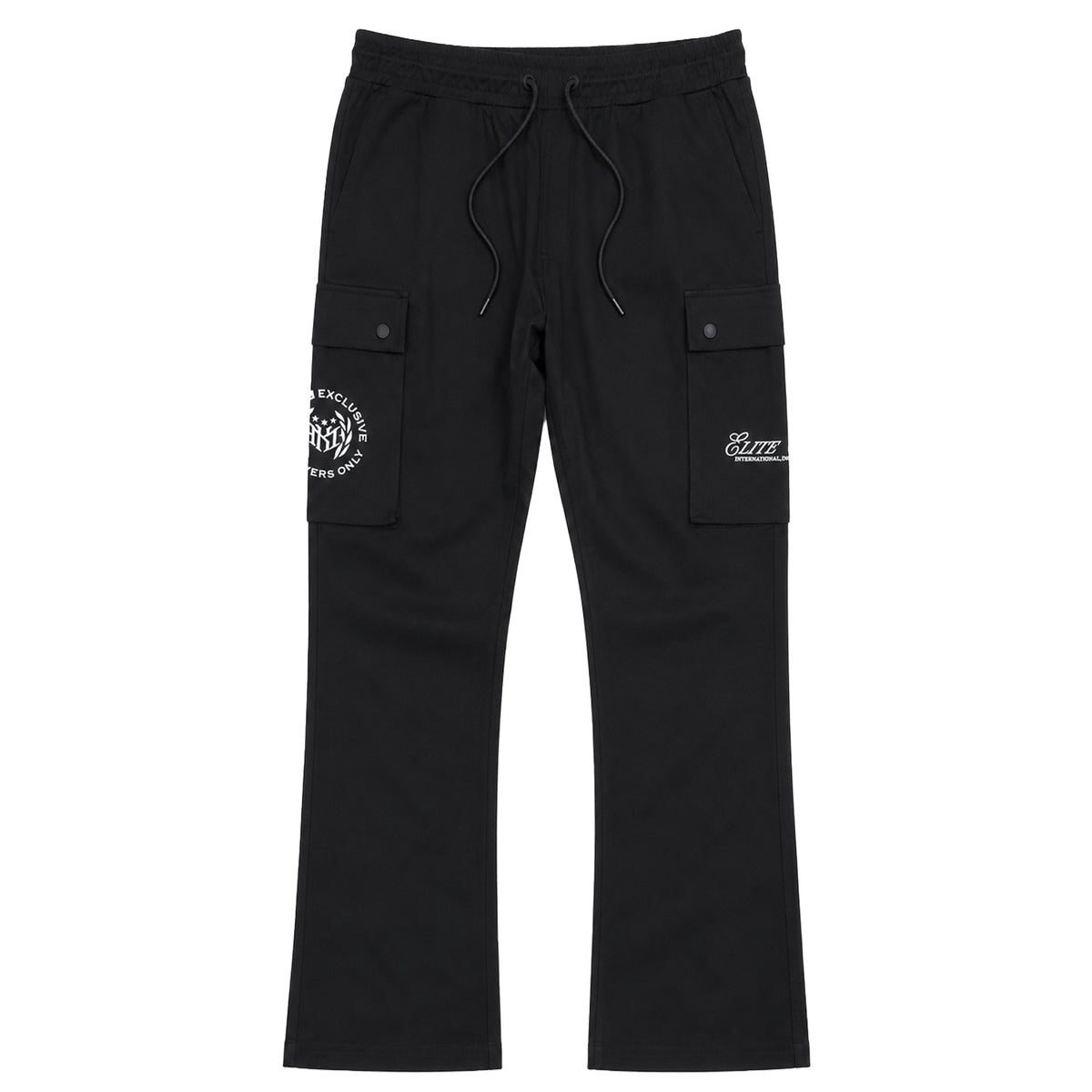 Elite Club Stacked Twill Pants - Black (Not Sold Separately - Add Elite Shirt)