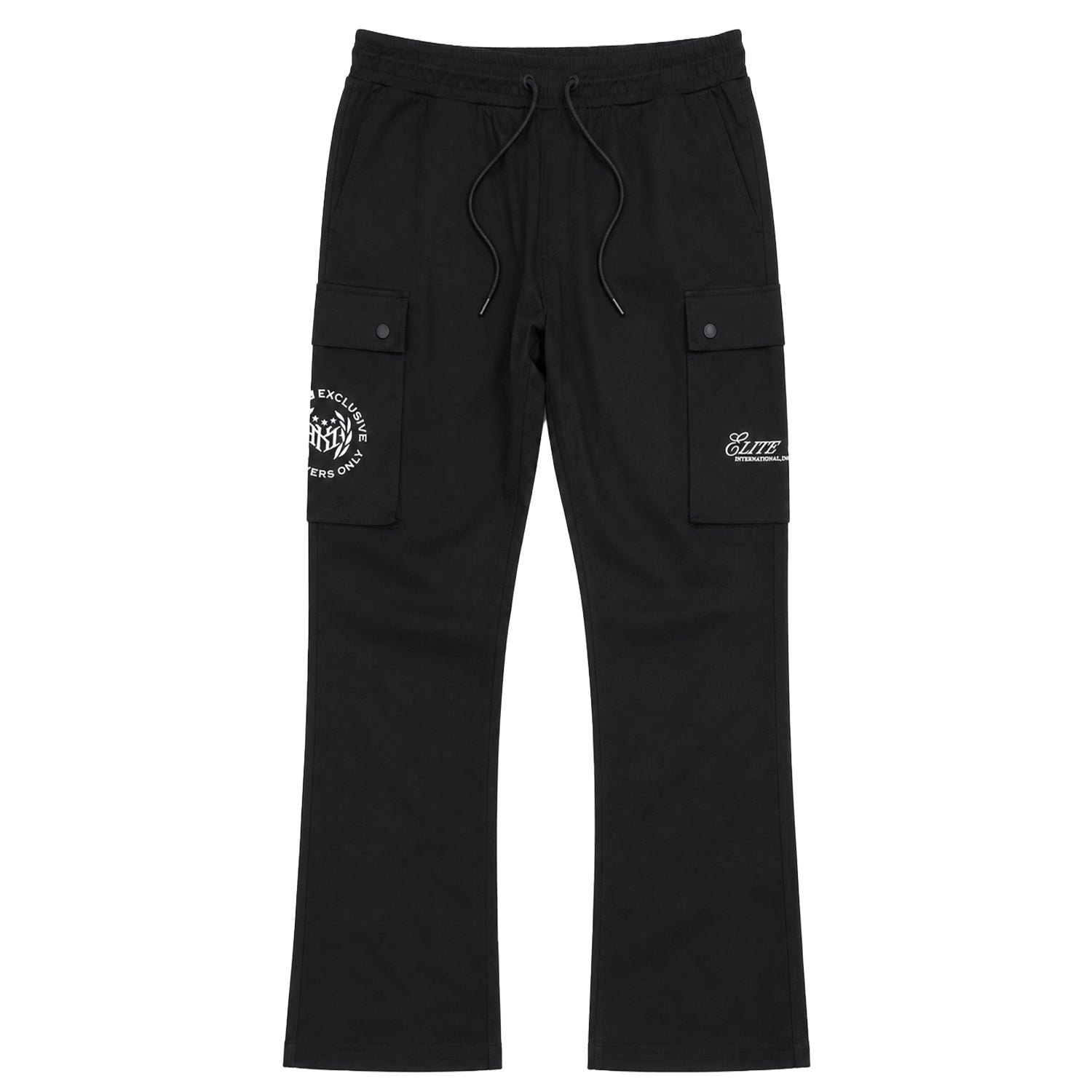 Elite Club Stacked Twill Pants - Black (Not Sold Separately - Add Elite Shirt)