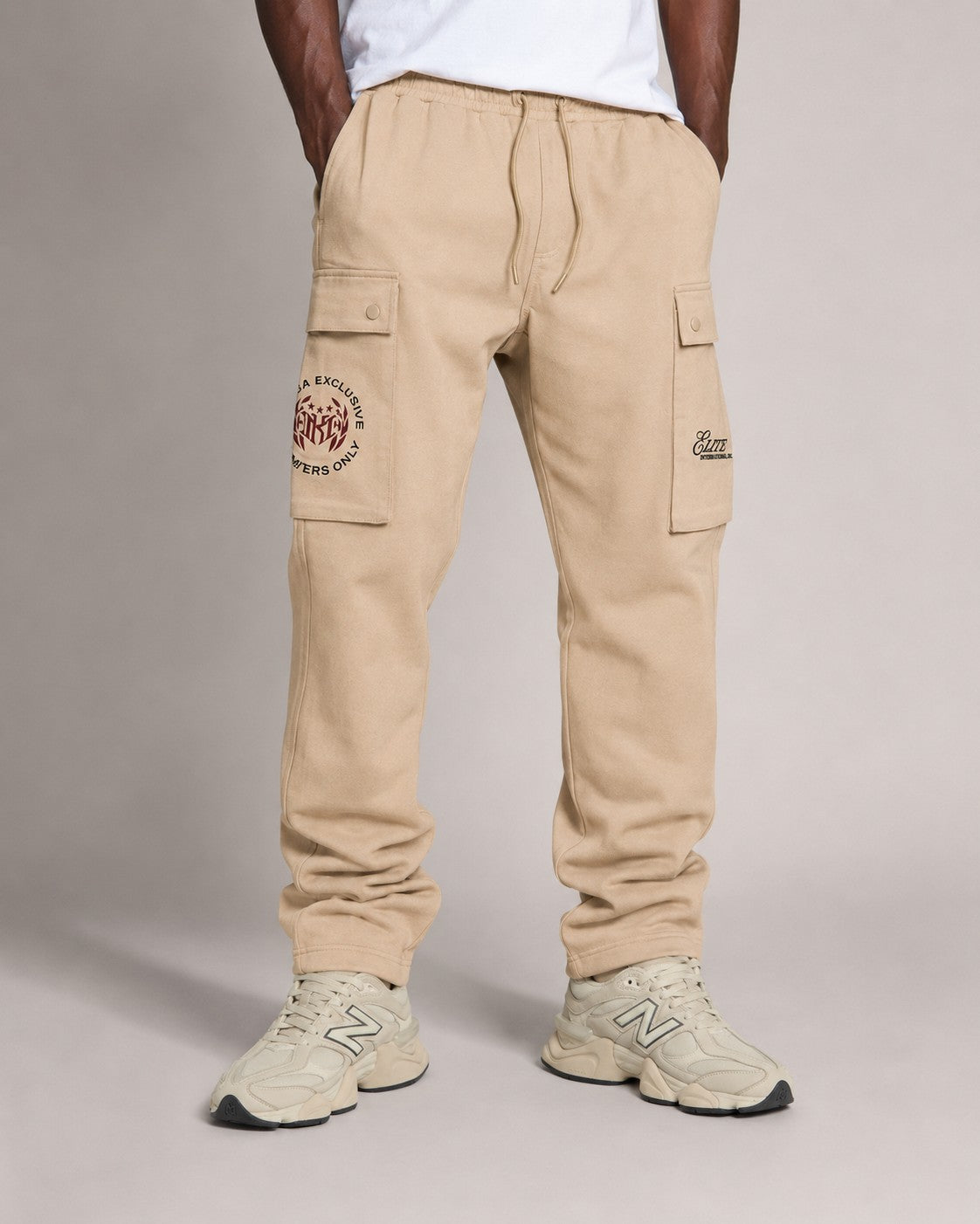 Elite Club Stacked Twill Pants - Khaki (Not Sold Separately - Add Elite Shirt)
