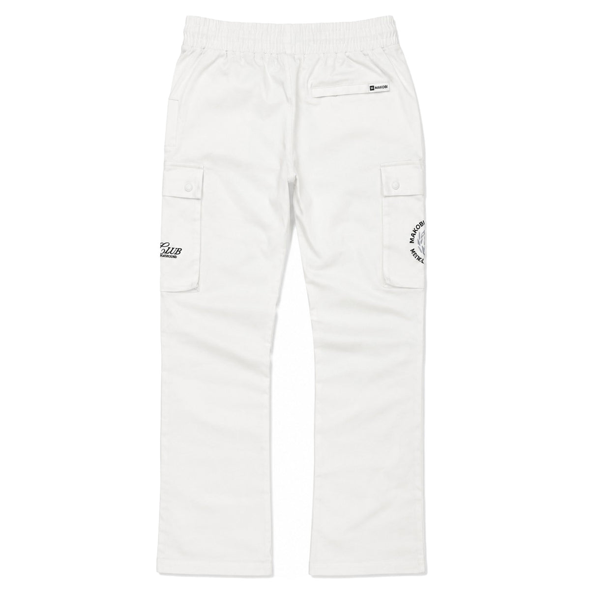 Elite Club Stacked Twill Pants - White (Not Sold Separately - Add Elite Shirt)