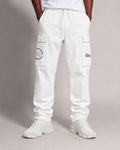 Elite Club Stacked Twill Pants - White (Not Sold Separately - Add Elite Shirt)