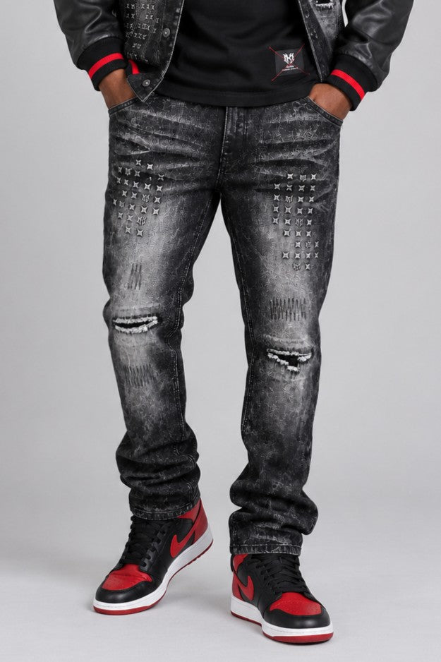 Porada Denim Set - Black