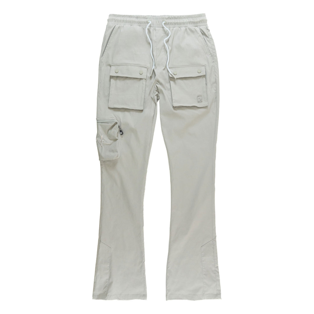 M1625 Sartoni Nylon Stacked Pants - Gray