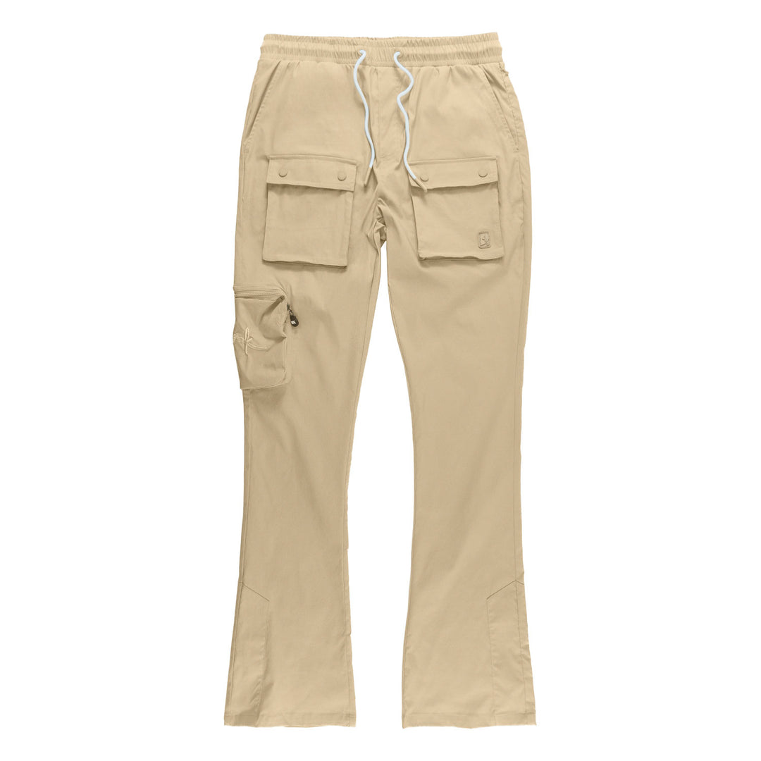 M1625 Sartoni Nylon Stacked Pants - Khaki