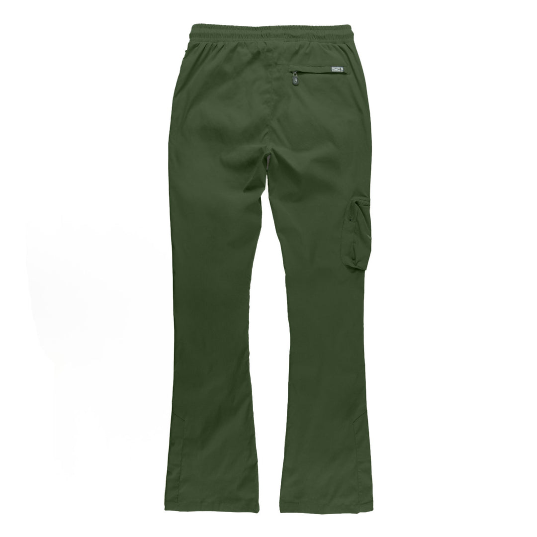 M1625 Sartoni Nylon Stacked Pants - Dark Olive