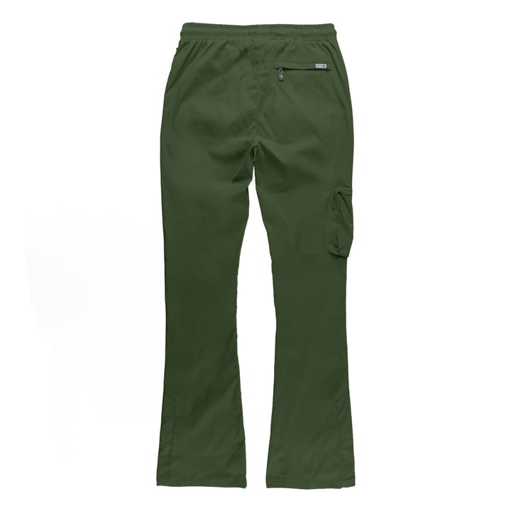 M1625 Sartoni Nylon Stacked Pants - Dark Olive