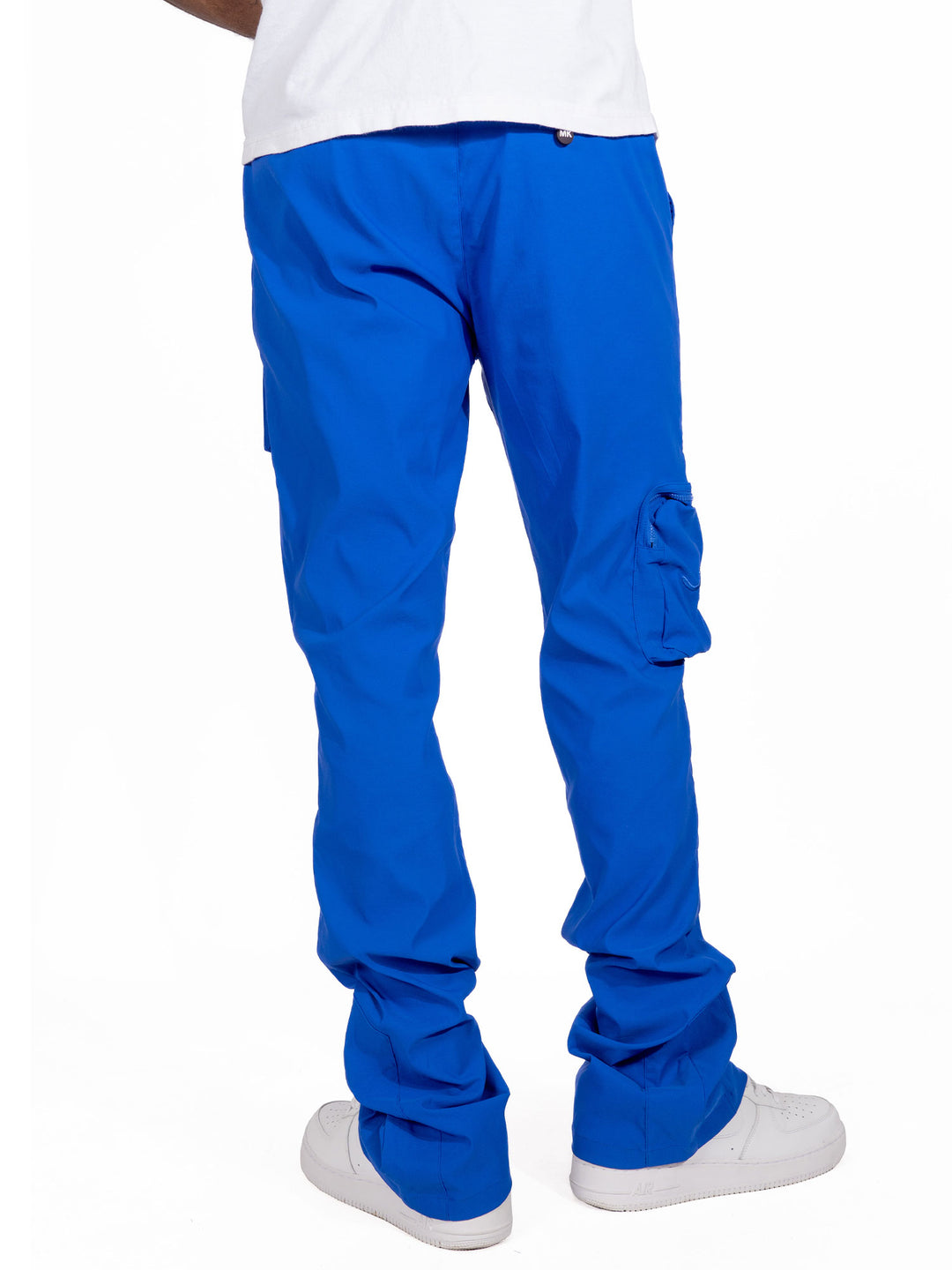 M1625 Sartoni Nylon Stacked Pants - Royal