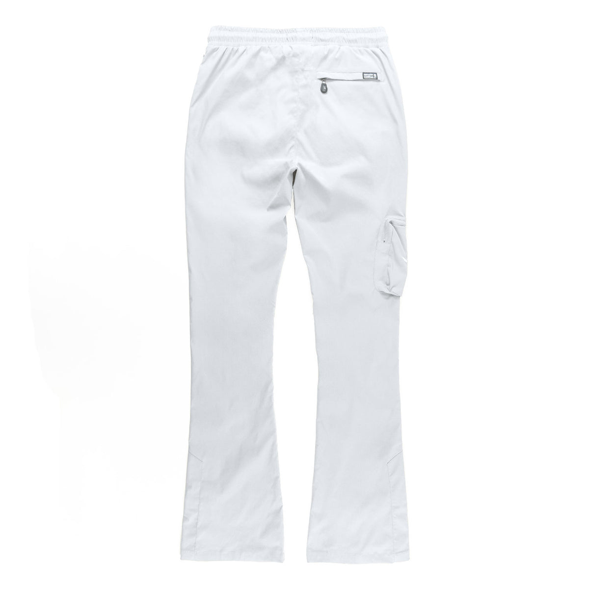 M1625 Sartoni Nylon Stacked Pants - White