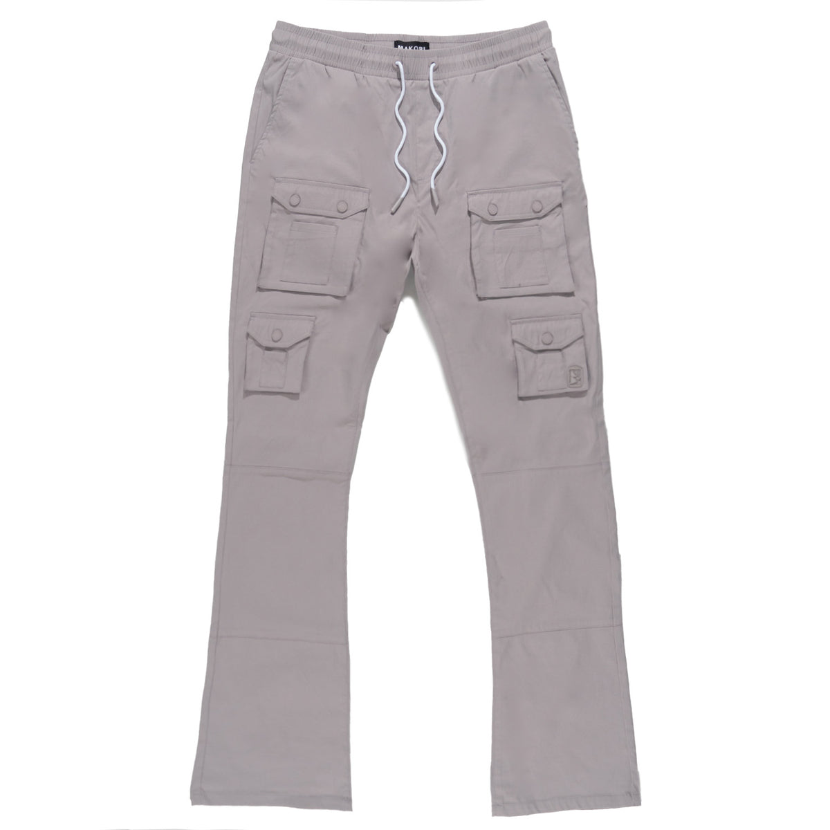M1633 Colton 34" Stack Nylon/Spandex  Sweat Pants - Gray