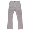 M1633 Colton 34” Stack Nylon/Spandex Sweat Pants - Gray