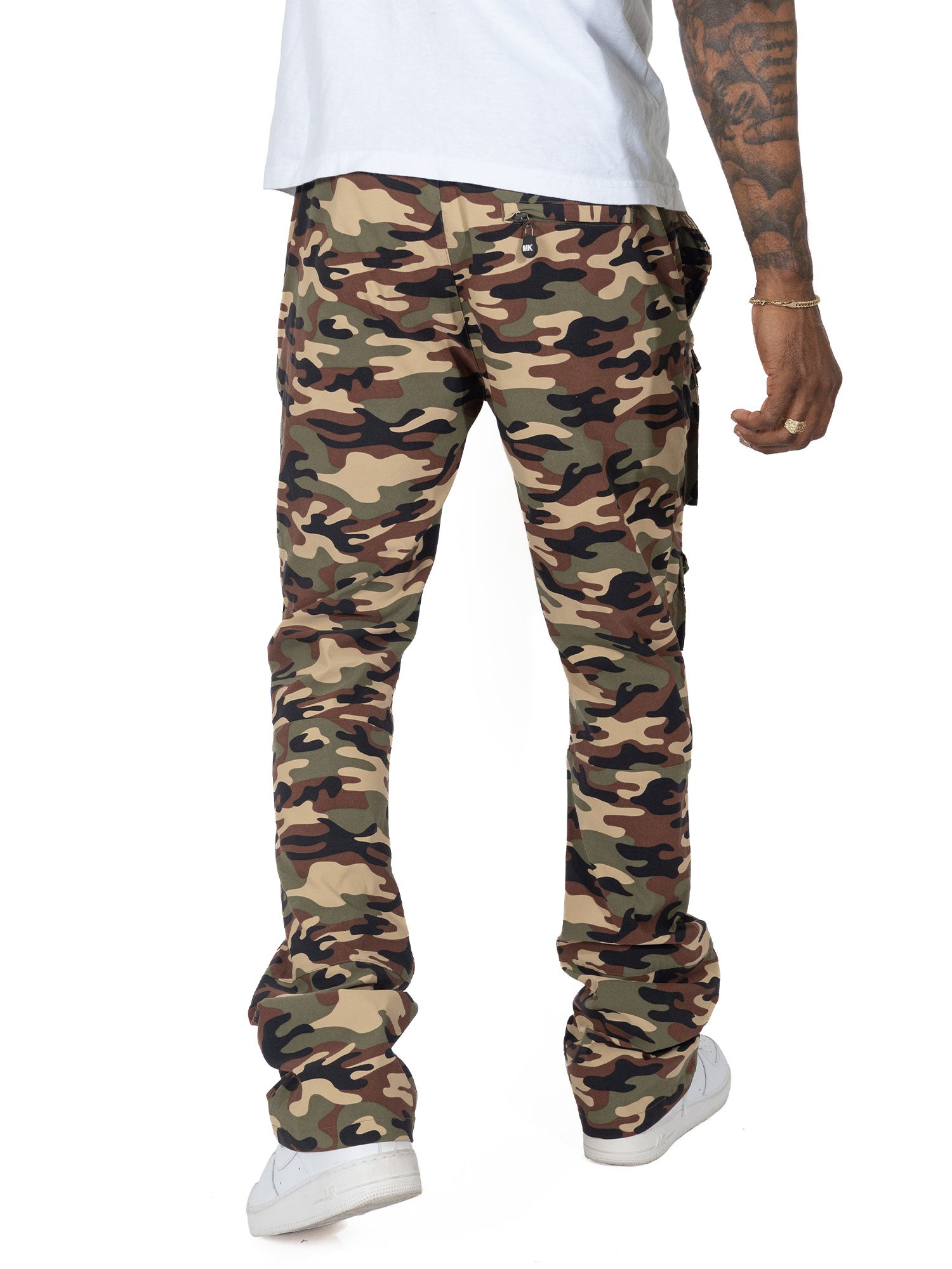 M1633 Colton 34" Stack Nylon/Spandex  Sweat Pants - Camo