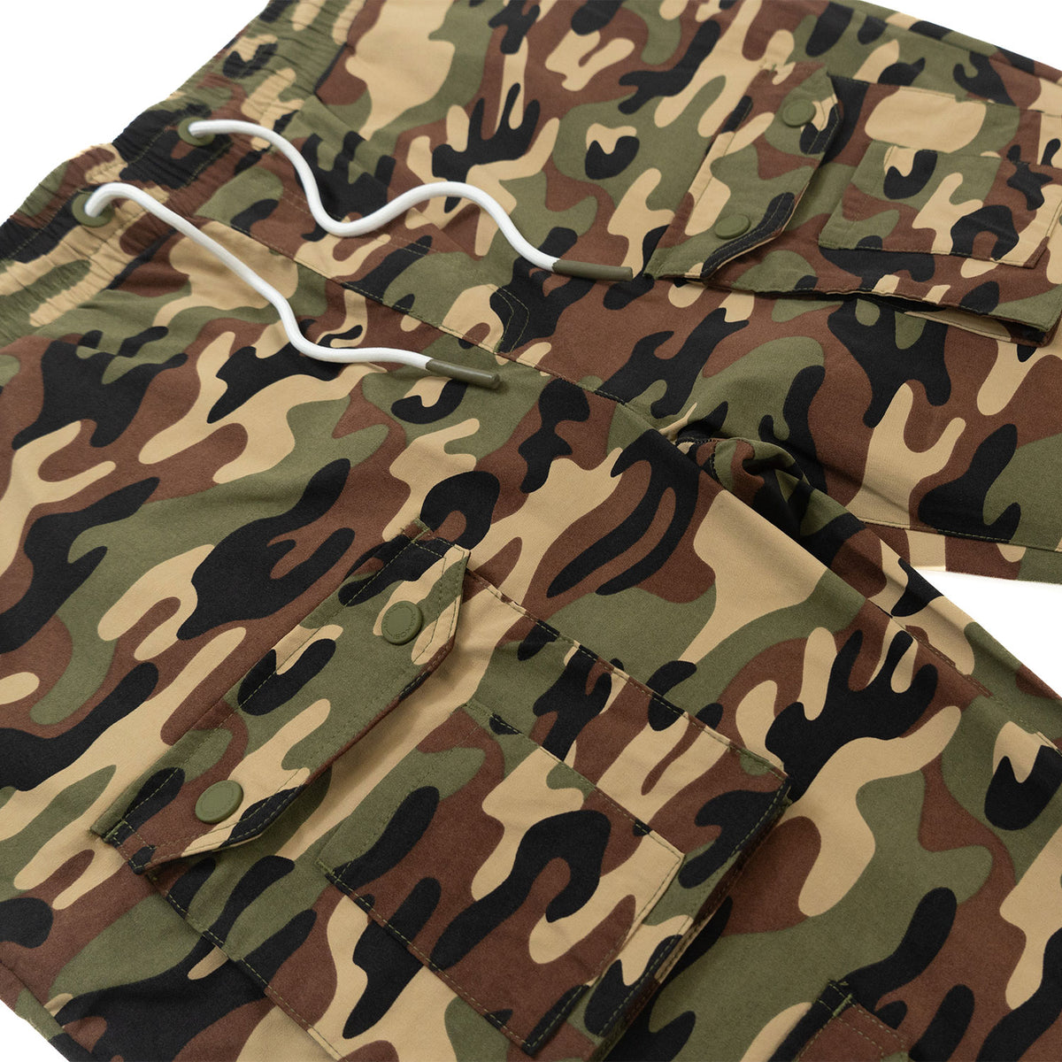 M1633 Colton 34" Stack Nylon/Spandex  Sweat Pants - Camo