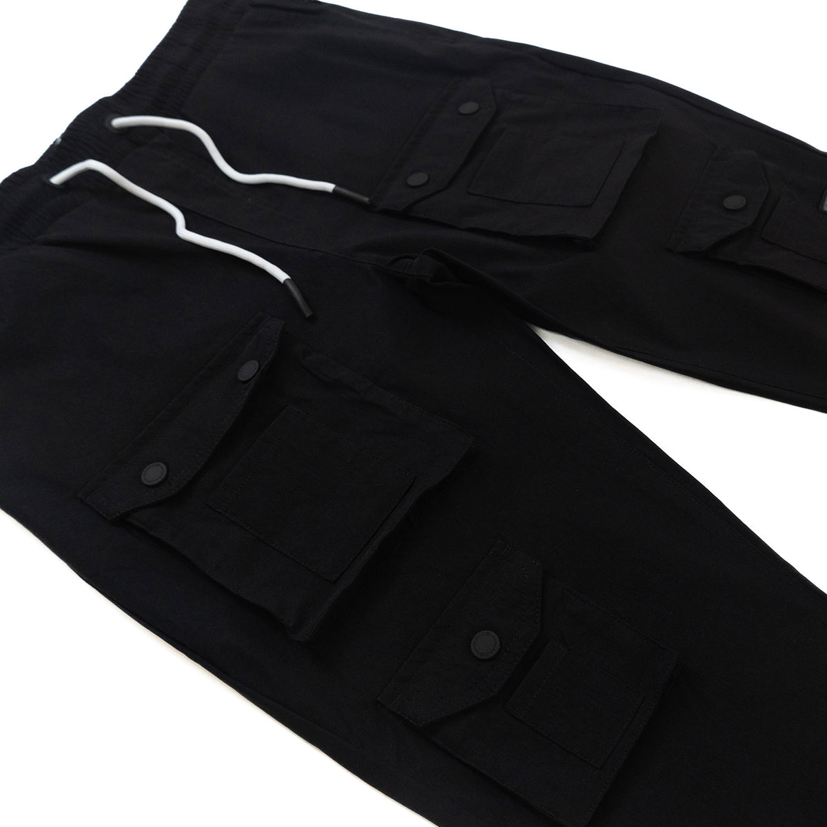 M1633 Colton 34" Stack Nylon/Spandex  Sweat Pants - Black