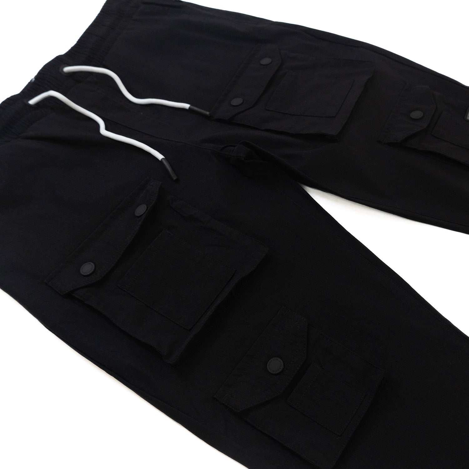 M1633 Colton 34" Stack Nylon/Spandex  Sweat Pants - Black