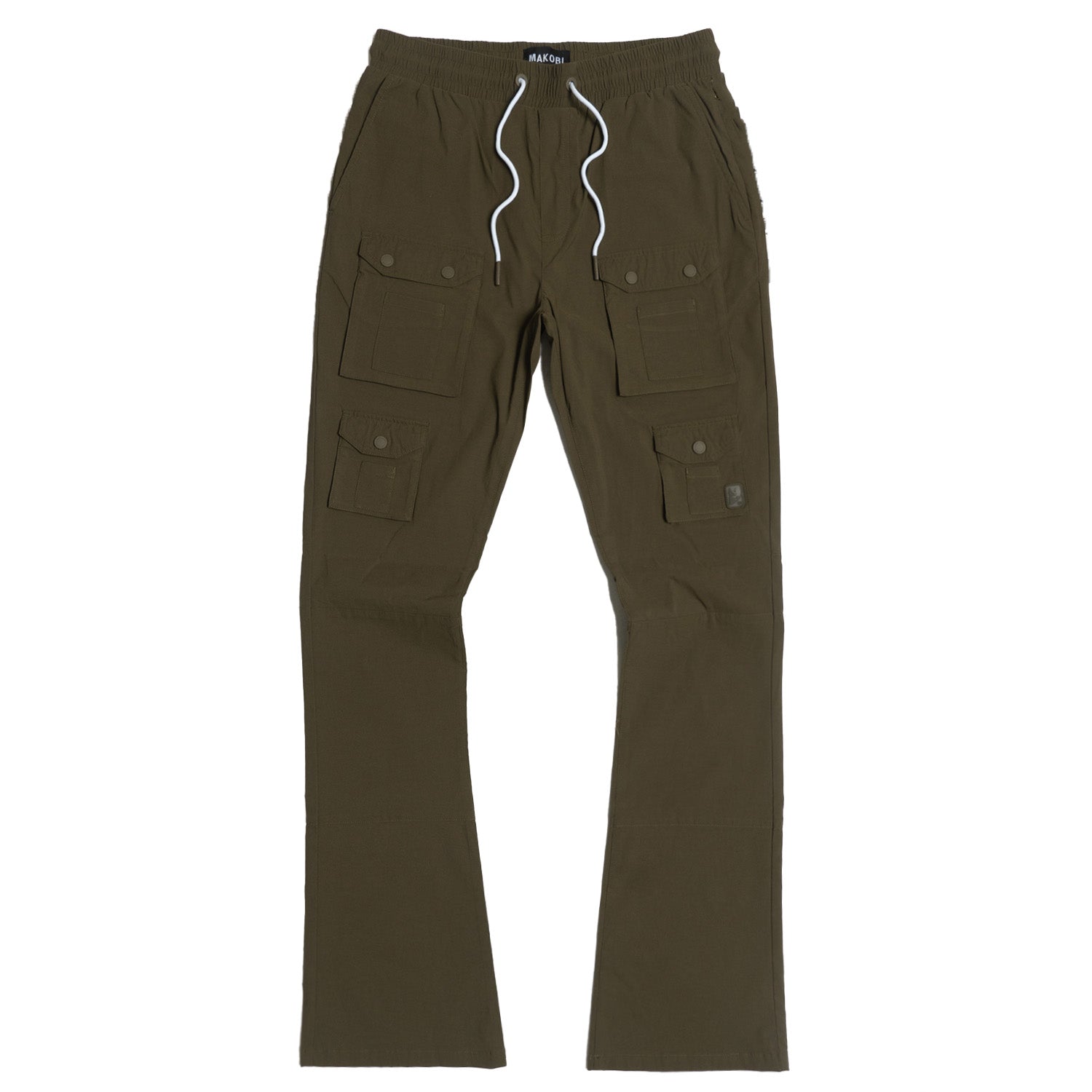 M1633 Colton 34” Stack Nylon/Spandex Sweat Pants - Dark Olive