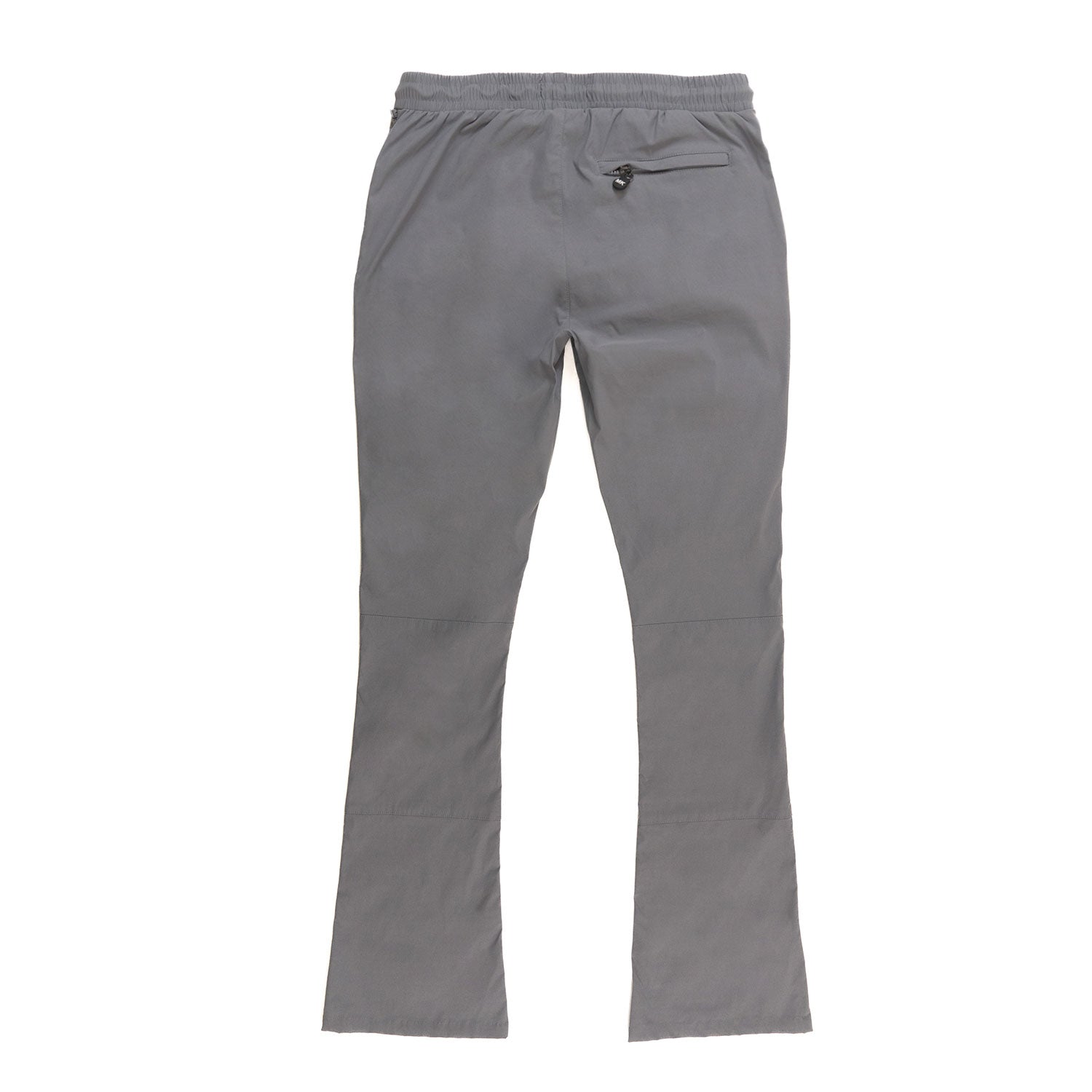 Makobi M1633 Colton 34" Stack Nylon/Spandex Sweat Pants in Dark Gray, view 3