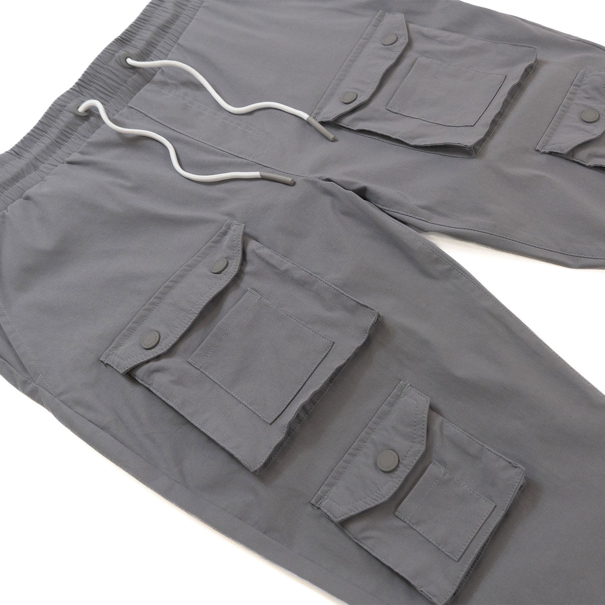 Makobi M1633 Colton 34" Stack Nylon/Spandex Sweat Pants in Dark Gray, view 5