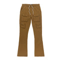 M1633 Colton 34" Stack Nylon/Spandex  Sweat Pants - Mocha