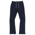 M1633 Colton 34" Stack Nylon/Spandex  Sweat Pants - Navy