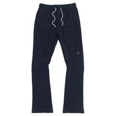 M1633 Colton 34" Stack Nylon/Spandex  Sweat Pants - Navy