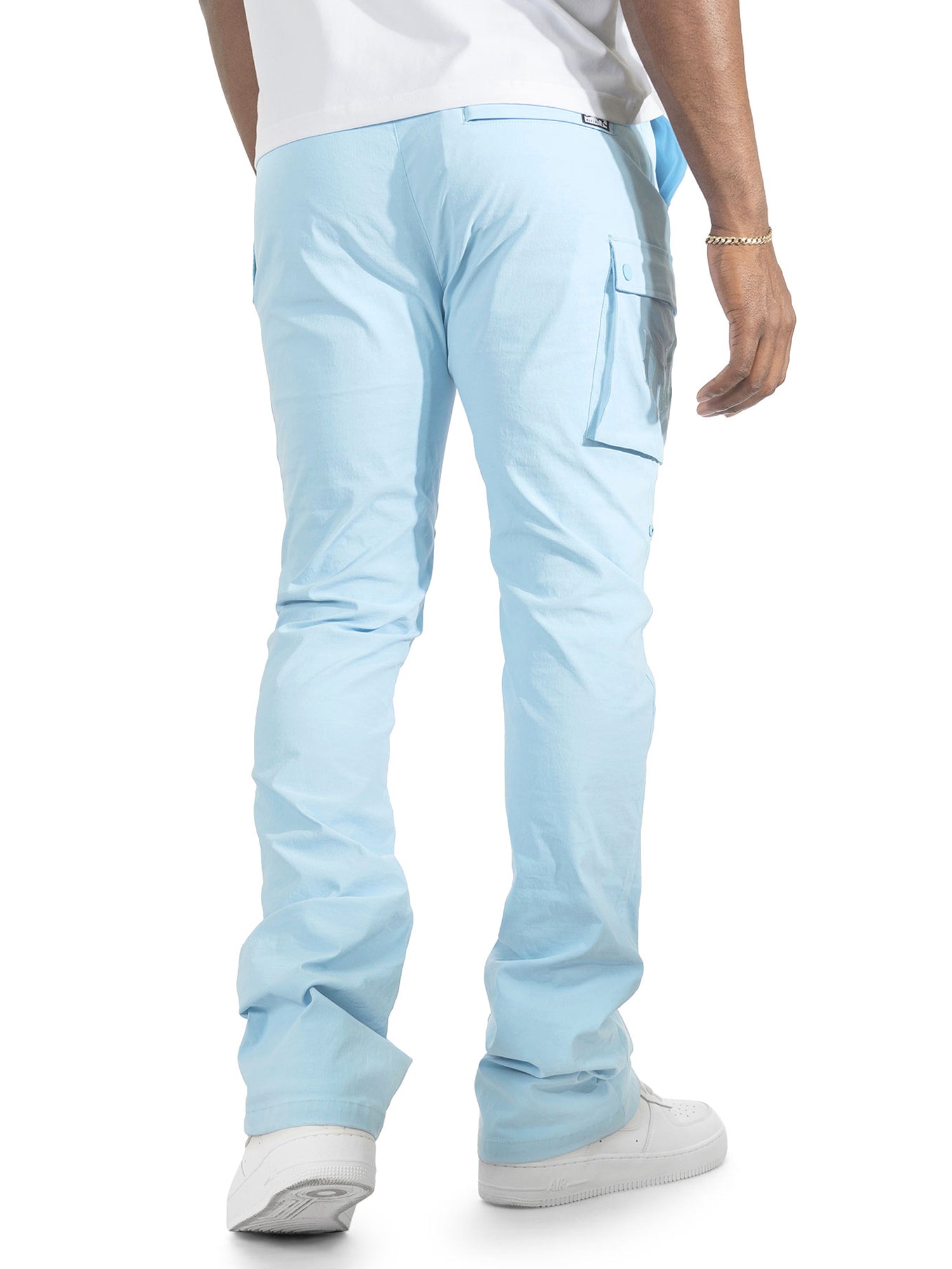 Nylon Pants | M1634 Adorni Stacked - Blue