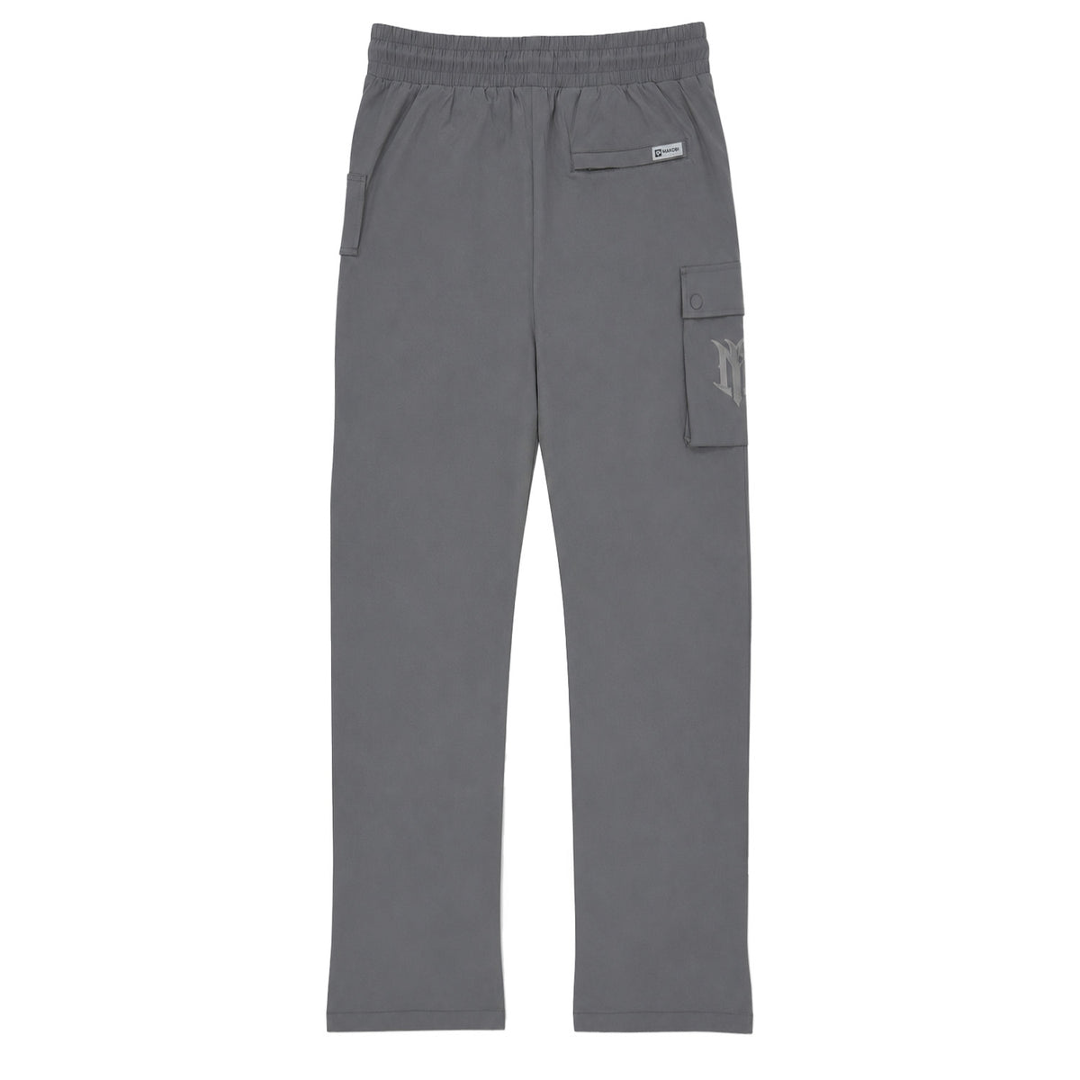 M1634 Adorni Stacked Nylon Pants - Dark Gray