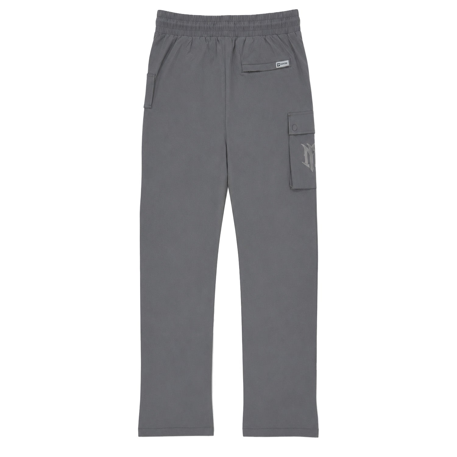 M1634 Adorni Stacked Nylon Pants - Dark Gray