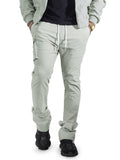 M1634 Adorni Stacked Nylon Pants - Gray