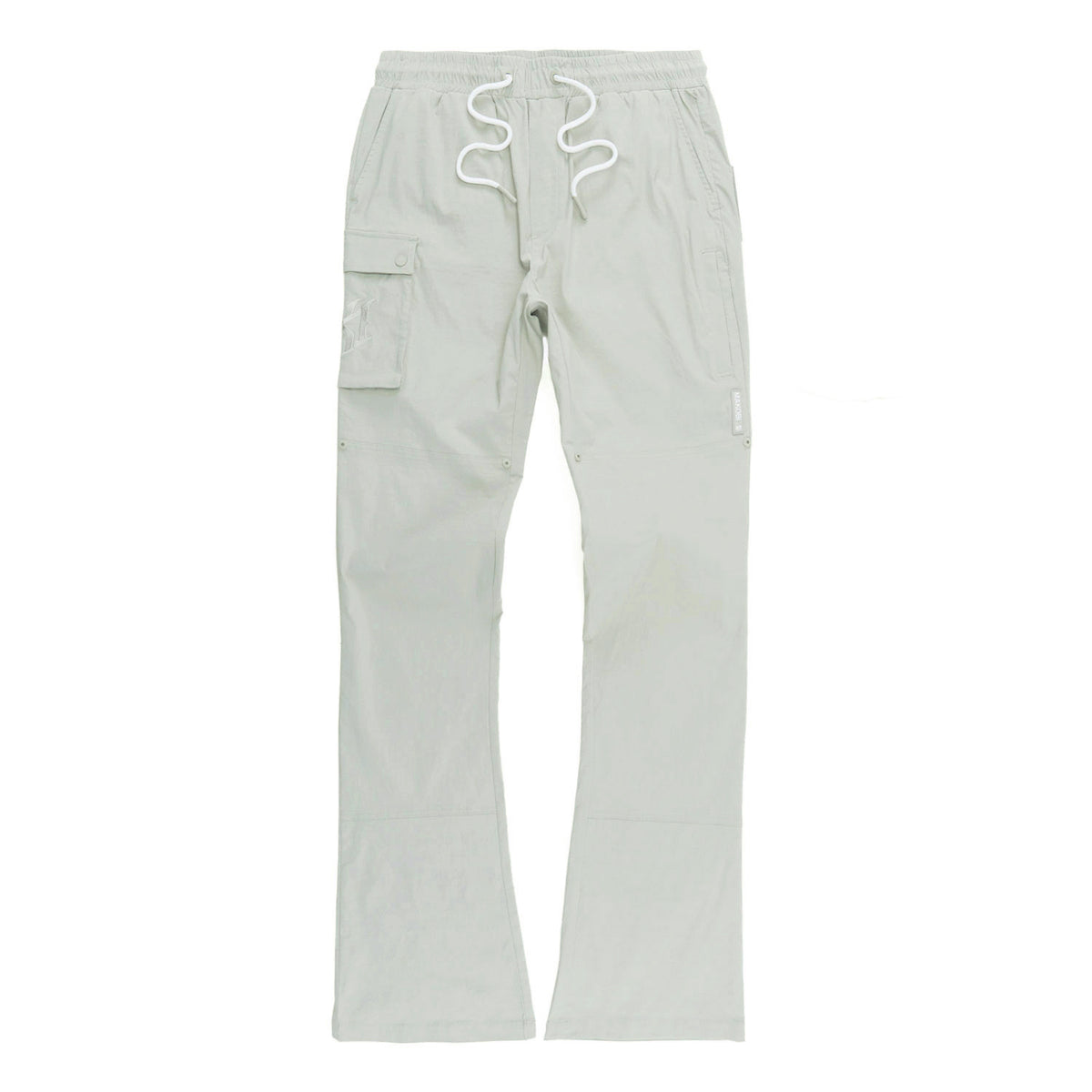 M1634 Adorni Stacked Nylon Pants - Gray