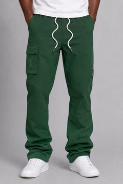 M1634 Adorni Stacked Nylon Pants - Hunter Green