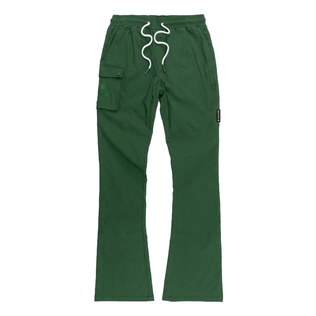 M1634 Adorni Stacked Nylon Pants - Hunter Green